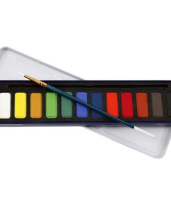 Akvarelsæt 12 ass farver