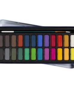 Akvarelsæt 24 ass farver