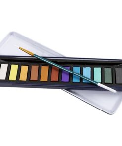 Akvarelsæt 12 ass metallic farver