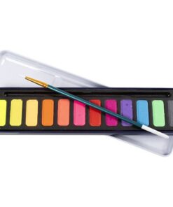 Akvarelsæt 12 ass pastel farver