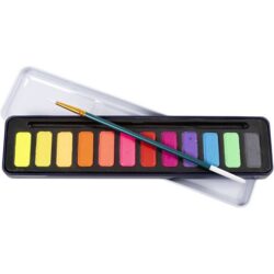 Akvarelsæt 12 ass pastel farver