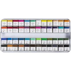 Art akvarelfarver 1/2 pan 48 ass farver
