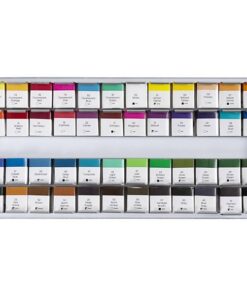 Art akvarelfarver 1/2 pan 48 ass farver