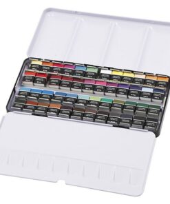 Art akvarelfarver 1/2 pan 48 ass farver