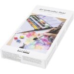 Art akvarelfarver 1/2 pan 48 ass farver