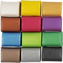 Art akvarelfarver 1/2 pan 12 ass metallicfarver