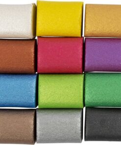 Art akvarelfarver 1/2 pan 12 ass metallicfarver