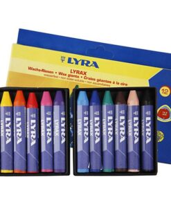 Lyra vokskridt 12 stk ass farver