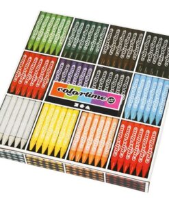 Colortime Farvekridt 12x24 stk ass farver