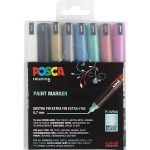Posca tusch pakke PC-1MR extra-fine 8 ass metallic farver