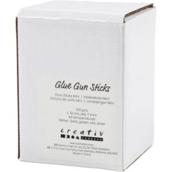 Limstænger Mini 10 cm Ø7 mm 100 stk farver