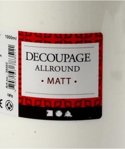 Decoupagelak mat 1 liter