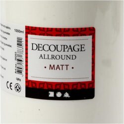 Decoupagelak mat 1 liter
