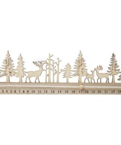 Julekalender genbrug i træ