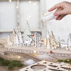 Julekalender genbrug i træ