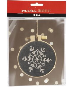 DIY mini kit broderi snefnug