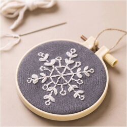 DIY mini kit broderi snefnug