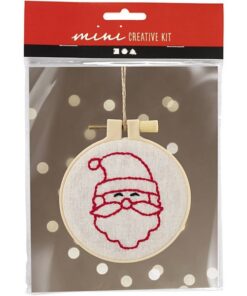 DIY mini kit broderi julemand