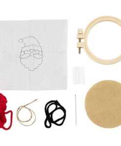 DIY mini kit broderi julemand