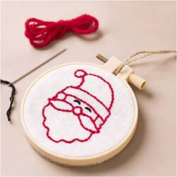 DIY mini kit broderi julemand