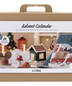 Julekalender af genbrugsprodukter fra hjemmet