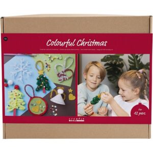DIY Kit farverig jul pakke