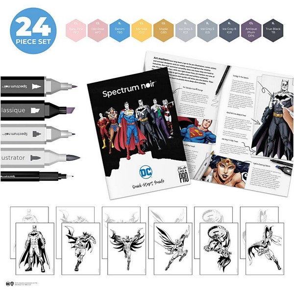 Kit illustration Batman ass farver
