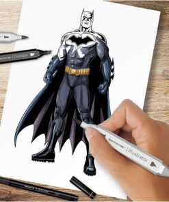Kit illustration Batman ass farver