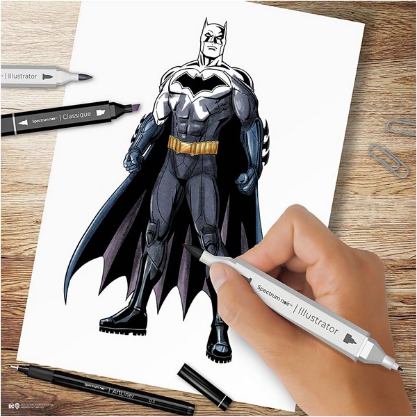 Kit illustration Batman ass farver