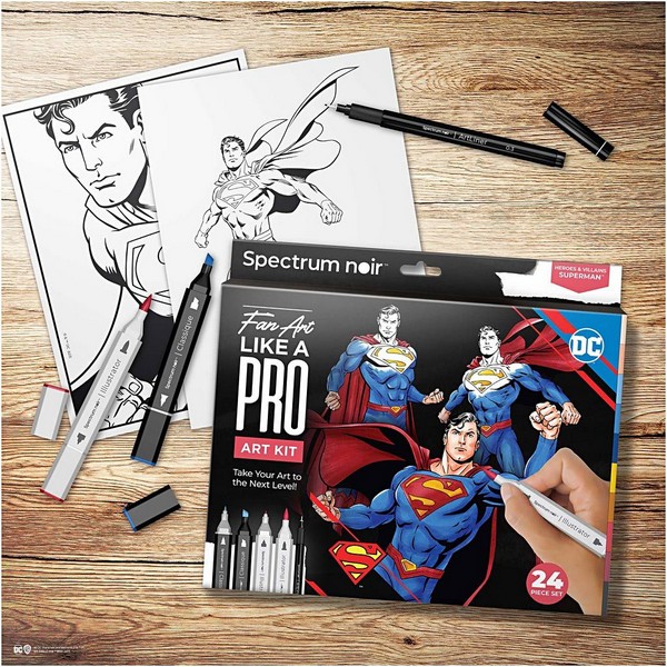 Kit illustration Superman ass farver