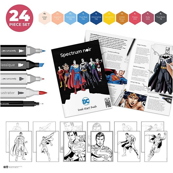Kit illustration Superman ass farver