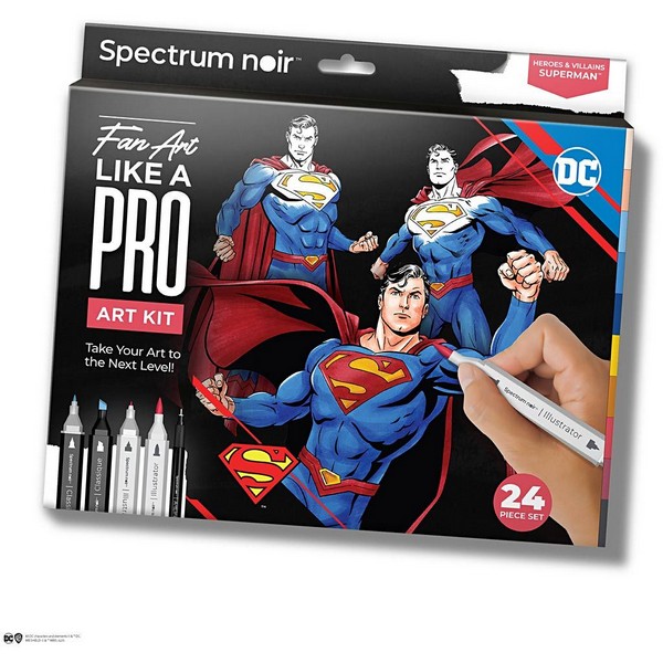 Kit illustration Superman ass farver