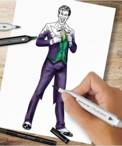 Kit illustration Joker ass farver
