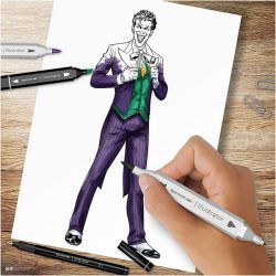 Kit illustration Joker ass farver