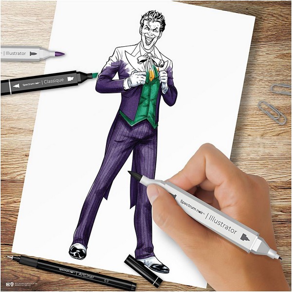 Kit illustration Joker ass farver
