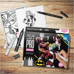 Kit illustration Harley Quinn ass farver