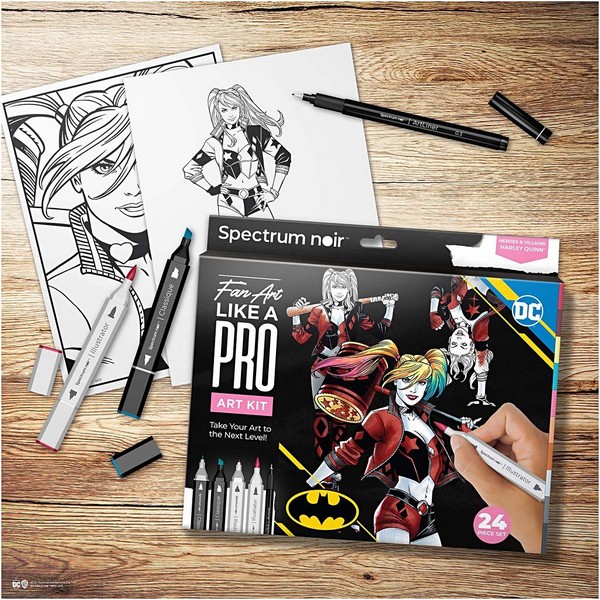 Kit illustration Harley Quinn ass farver
