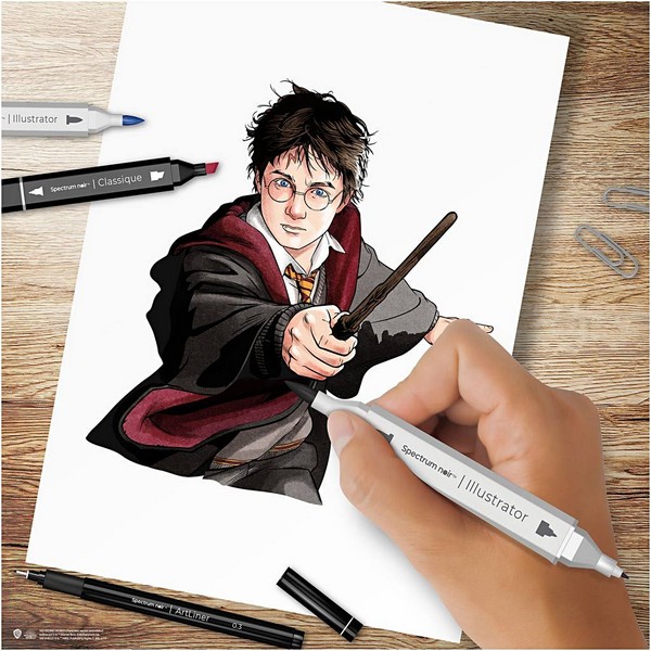 Kit illustration Harry Potter ass farver