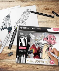 Kit illustration Harry Potter Magiske følgesvende ass farver