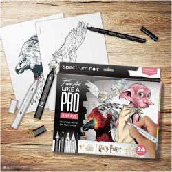 Kit illustration Harry Potter Magiske følgesvende ass farver