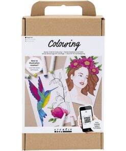 DIY Kit farvelægning med tuscher