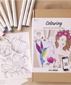 DIY Kit farvelægning med tuscher