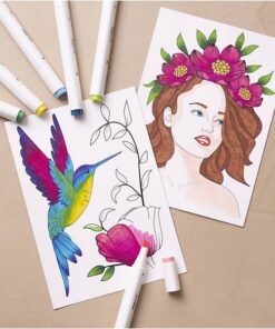 DIY Kit farvelægning med tuscher