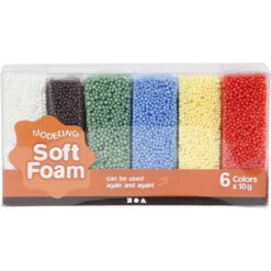 Soft Foam standardfarver 6x10 gram