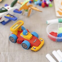 DIY mini kit med racerbil