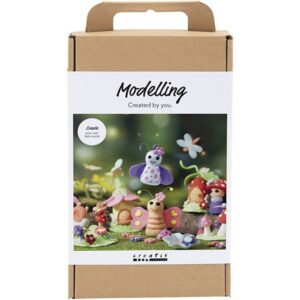 DIY Kit Modellering fe i pastelfarver