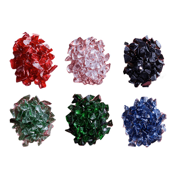 Glasstykke 3-7 mm 6x50 gram