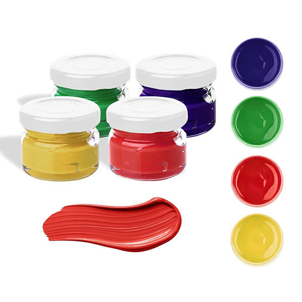 Pigmentpasta farve sæt 4x20 gram standardfarver