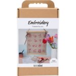 DIY Kit broderi ophæng i hør