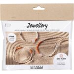 Mini DIY Kit smykker rosakvartshalskæde og -armbånd